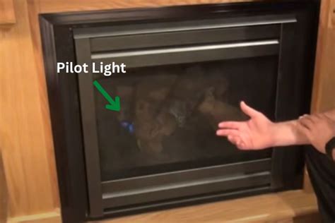 is there always a small flame in a gas fireplace